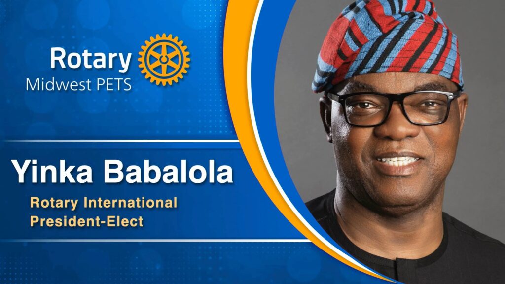 Yinka Babalola - Rotary International President-Elect